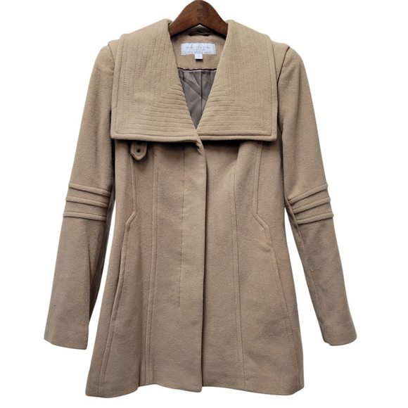 Andrew Marc New York Captive Wool Jacket Coat Camel Size 4 NWT $380 - Picture 3 of 16